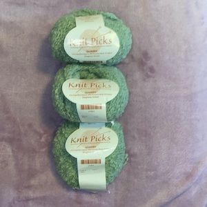 3Skeins KNIT PICKS Quarry Yarn Color Empress Green